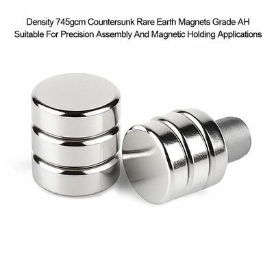 よい価格 Density 745gcm Countersunk Rare Earth Magnets Grade AH Suitable For Precision Assembly And Magnetic Holding Applications オンライン