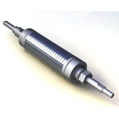 Radial Plastic Ferrite Custom Permanent Magnetic Assembly Multi Polar Fan